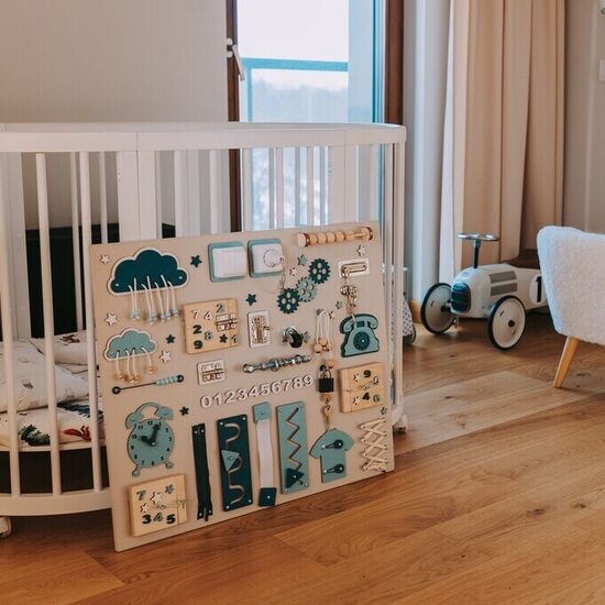 Liels aktivitāšu dēlis 60x70 cm -Zaļs